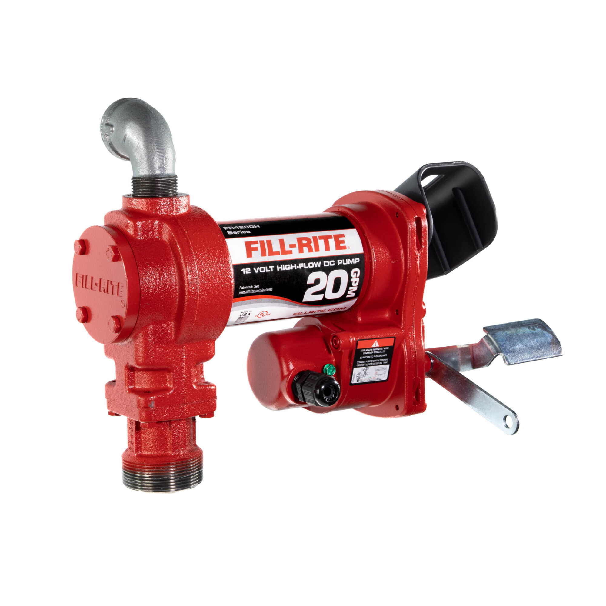 Fill-Rite 12V DC Fuel Transfer Pump, 20 GPM, Pump Only, Model#FR4204H